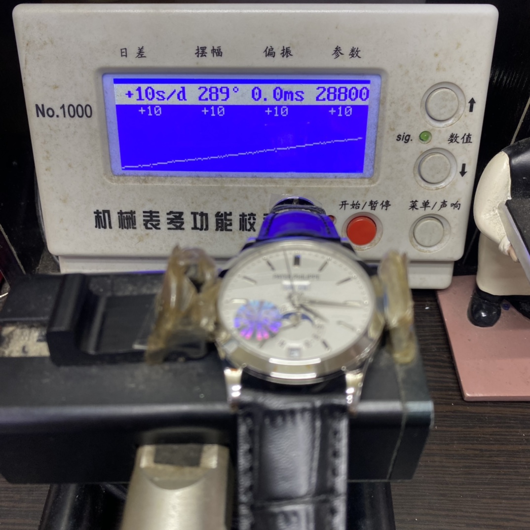 Patek Philippe Complicated Chronograph Series 5396G-011, white dial, Day Month Date and Moon Phase Complications function, 38.5mm Size.