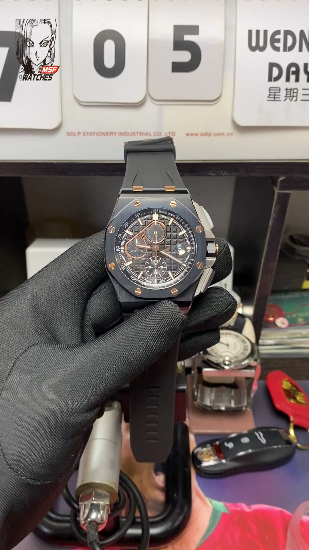 Audemars Piguet Royal Oak Offshore Series 26405CE.OO.A002CA.99.99, Sunburst Ceramic Case, 44mm size.