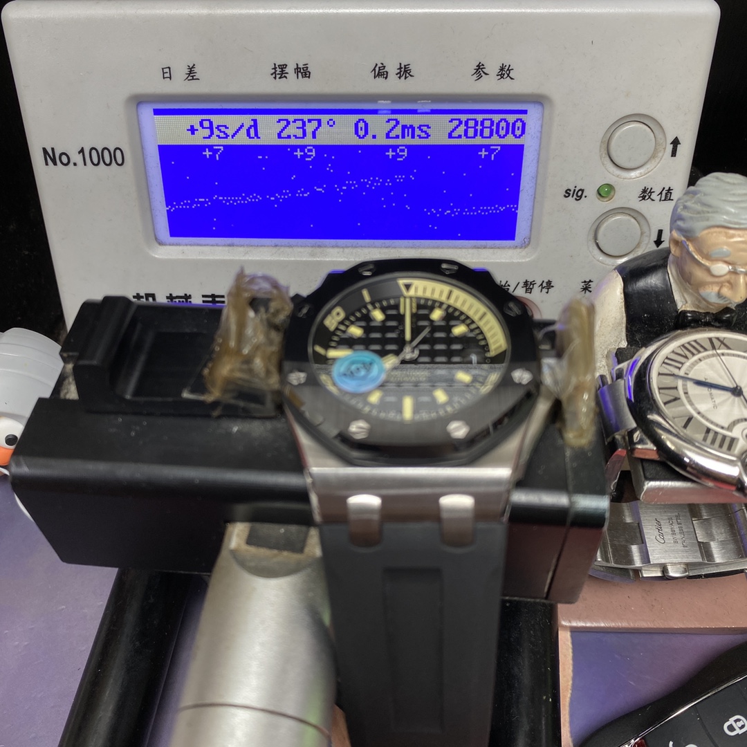 Audemars Piguet Royal Oak Offshore Series 15720CN.OO.A002CA.01, Black Dial Ceramic Bezel, 42mm Size.