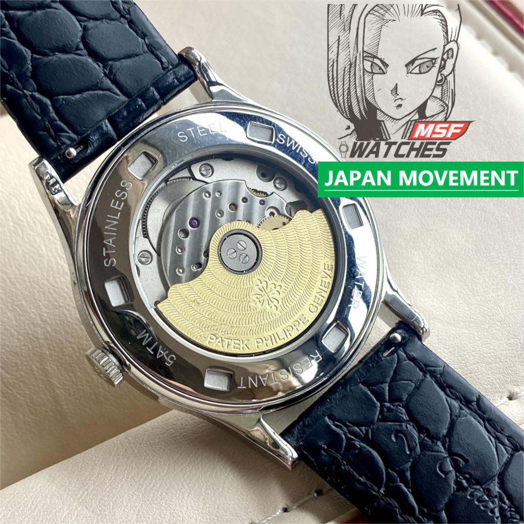 Patek Philippe Complicated Series 6102R-001, Black Dial Gold Case, 44mm Size.