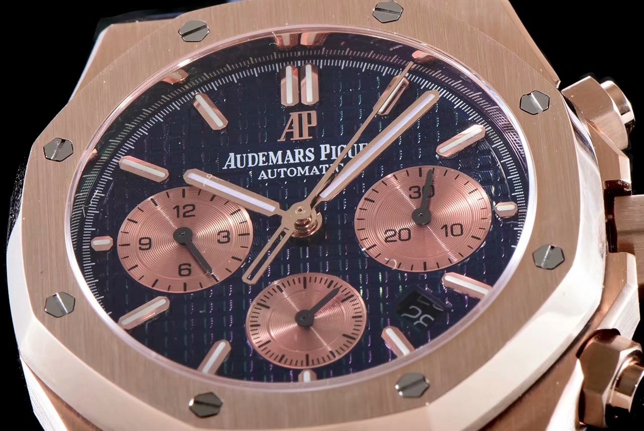 Audemars Piguet Royal Oak Series 26331OR.OO.D315CR.01, Blue Panda Dial, 41mm size.