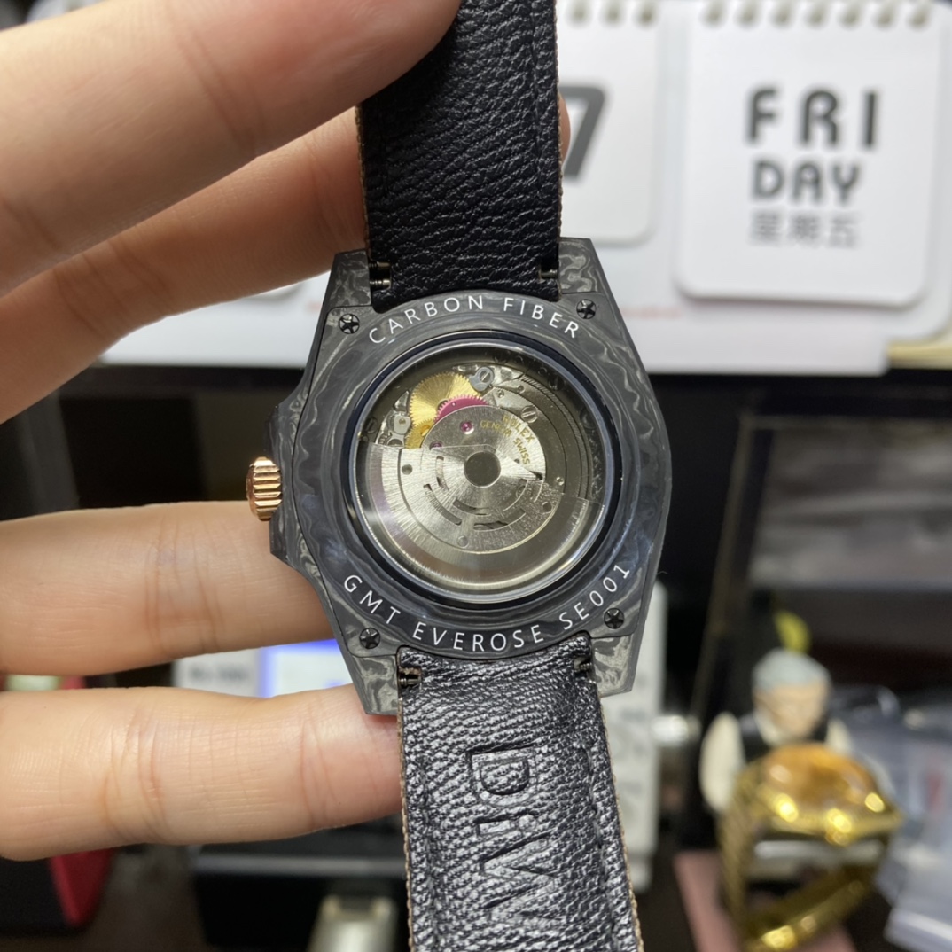 Rolex GMT-MASTER Ⅱ DIW modify diw modify Desert Eagle carbon fiber shell 3186 movement