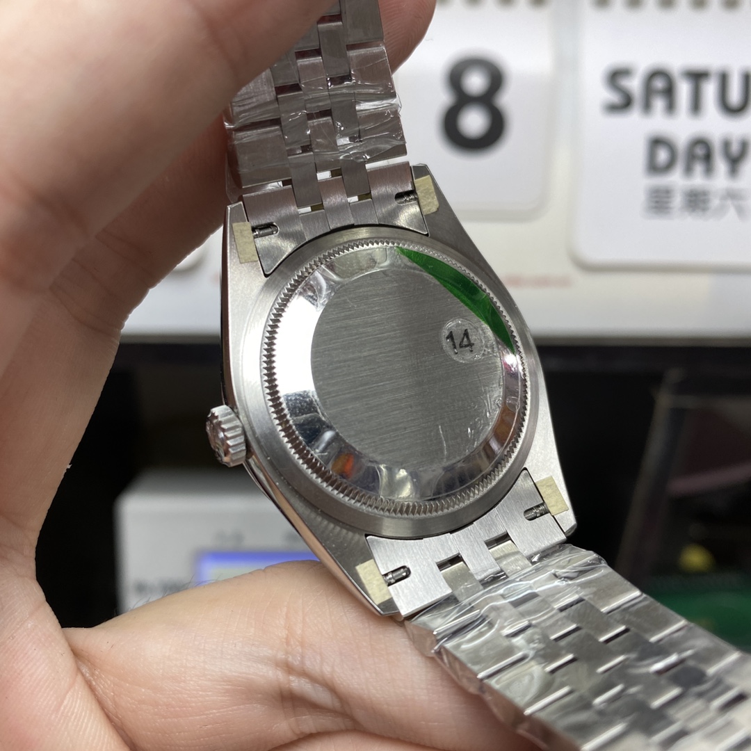 Rolex Datejust Series m126234-0017, Blue Dial with Fluted Bezel, 36mm size, Jubilee stainless steel bracelet.