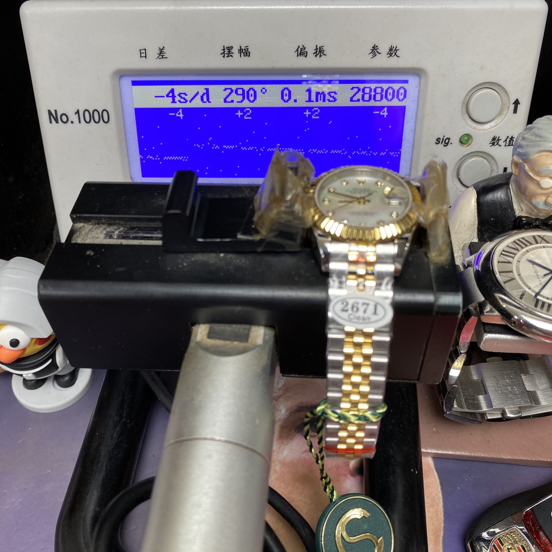 Rolex Datejust Series m278273-0028, Two-Tone Gold Case Mother-of-Pearl Dial, 31mm size, Jubilee stainless steel bracelet.