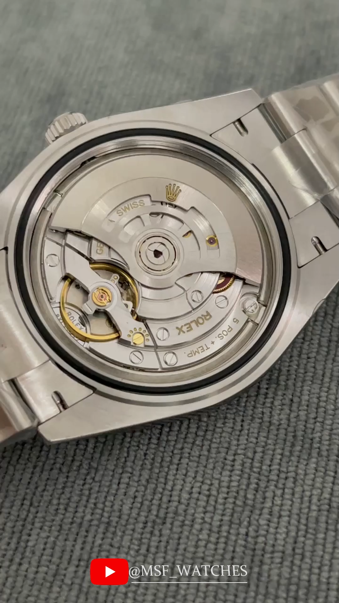 Rolex Datejust Series m126234-0019, White Mother-of-Pearl Dial with Diamond Hour Markers, 36mm size, Jubilee stainless steel bracelet.