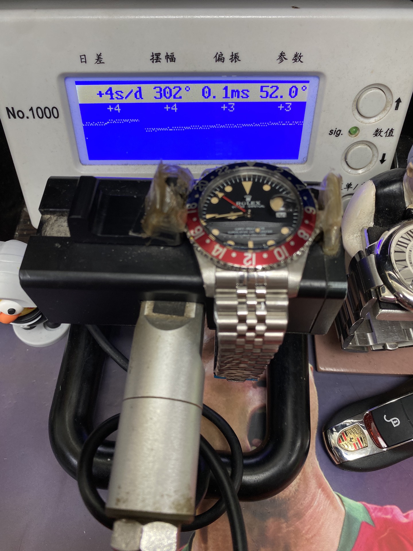 Rolex GMT-Master series Retro 1989S GMT PEPSI , 40mm size.