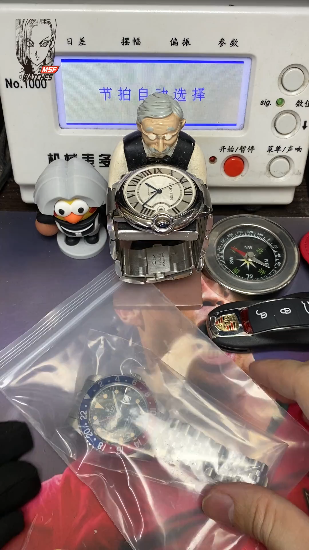 Rolex GMT-Master series Retro 1989S GMT PEPSI , 40mm size.