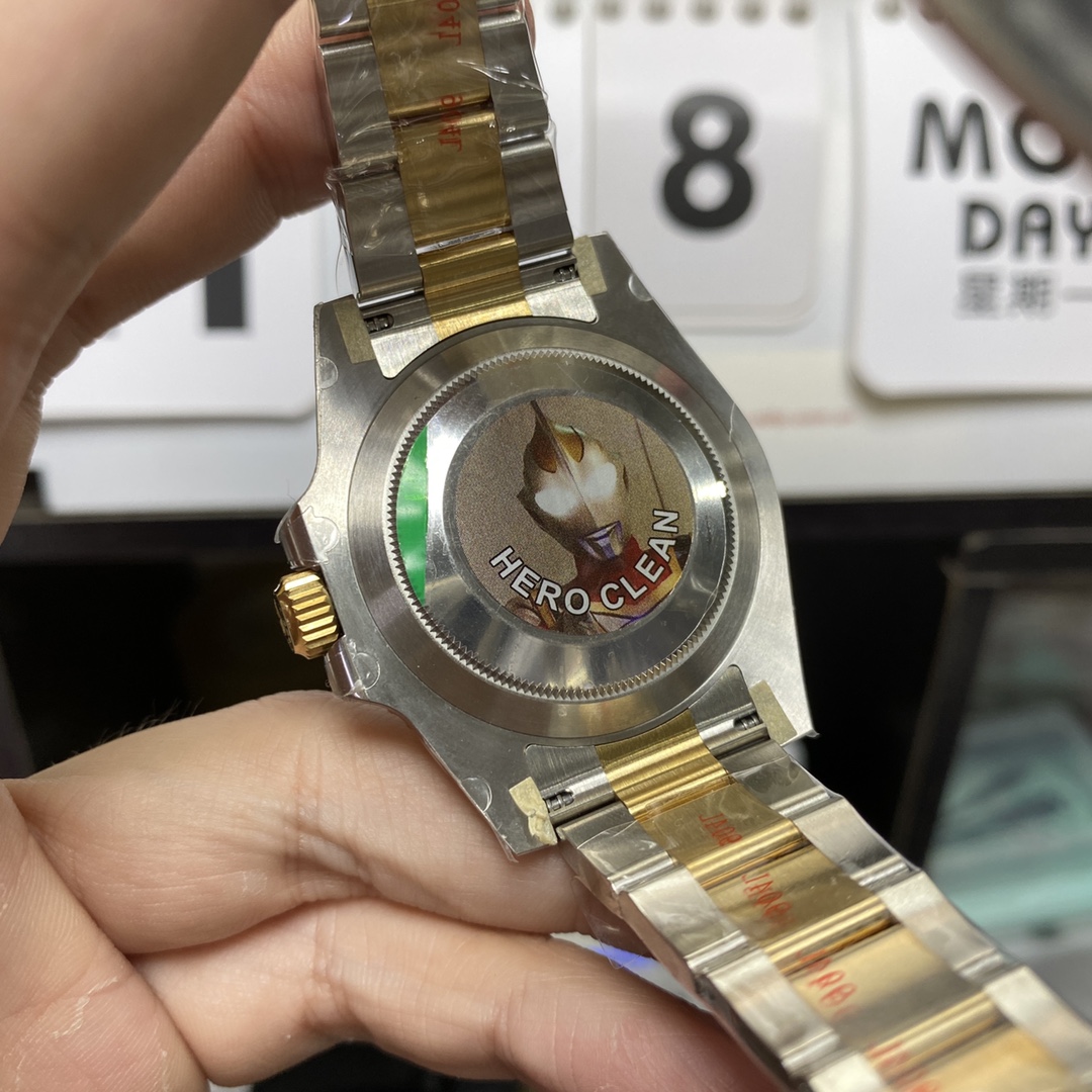 Rolex Submariner Series 116613LN-0001, Two-Tone Black Submariner, 40mm size.