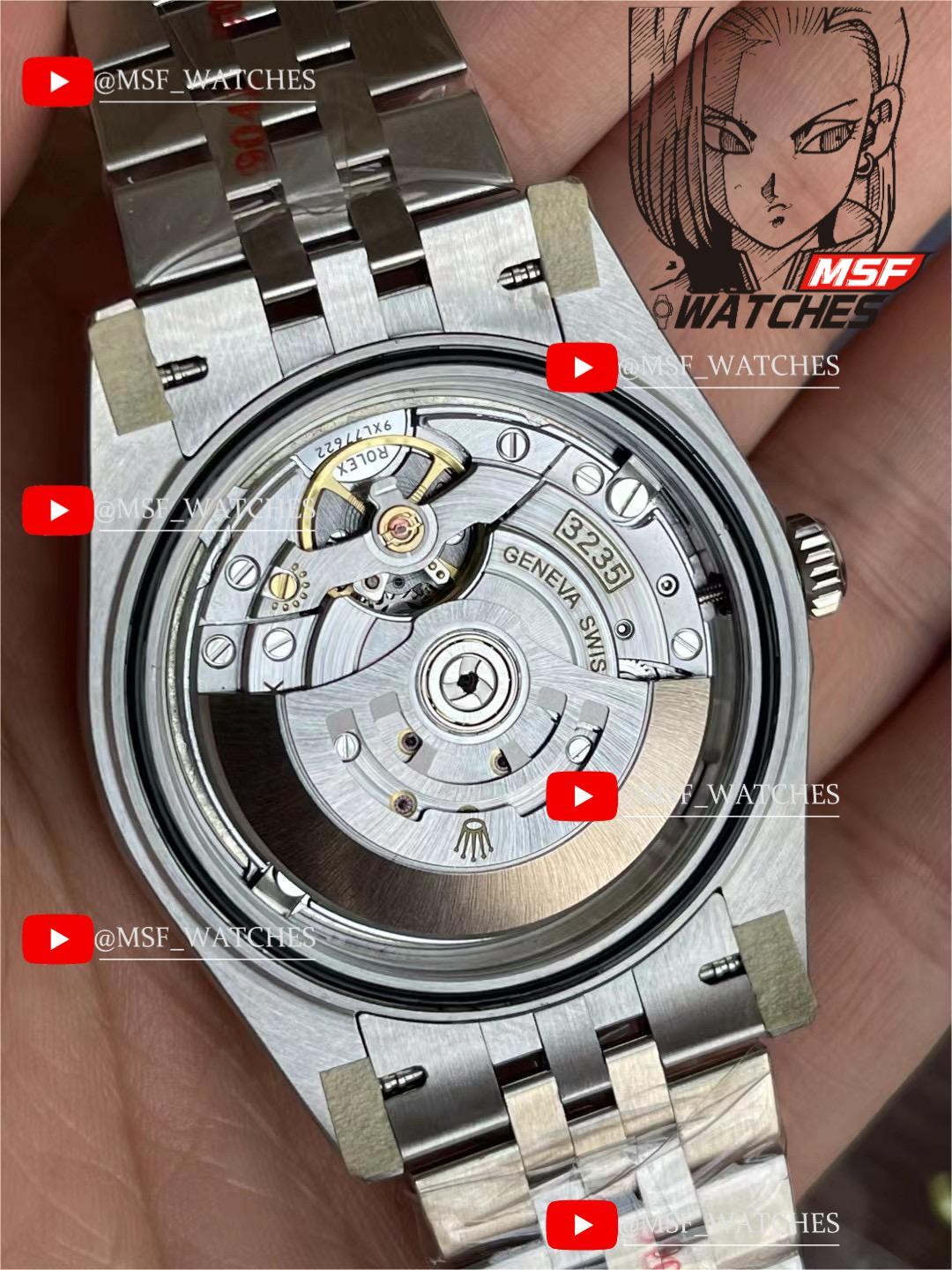 Rolex Datejust Series m126334-0018, Black Dial with Stick Hour Markers, 41mm size, Jubilee stainless steel bracelet.