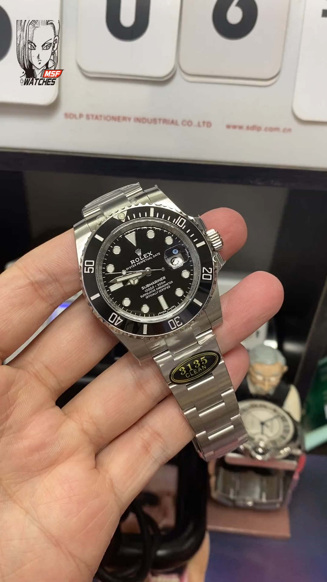 Rolex Submariner Series 116610LN-0001, Black Dial Black Ghost, 40mm size.