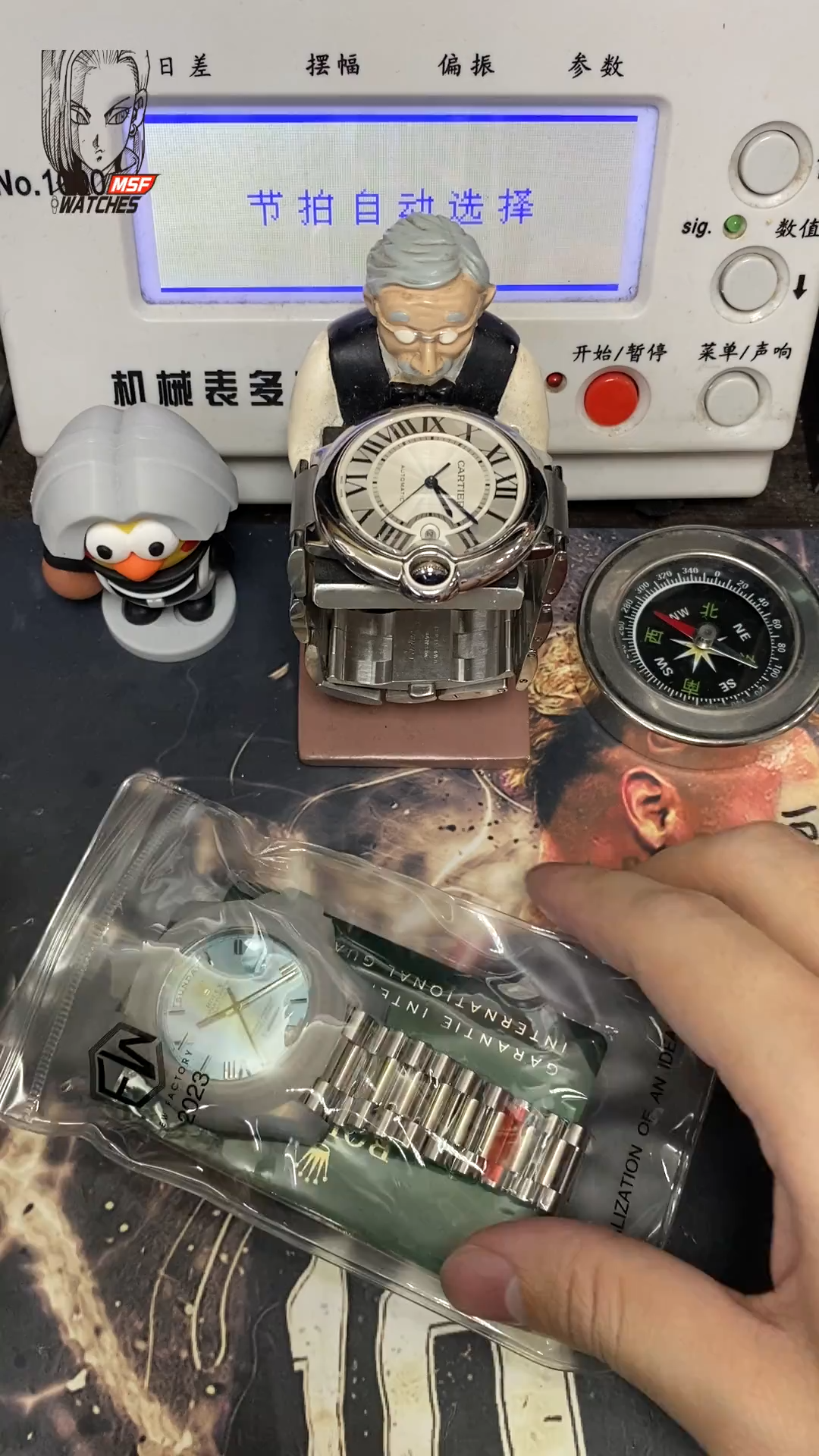 Rolex Day-Date series M228236-0012, Ice Blue Dial Roman Numeral Hour Markers, Day-Date Functions, 40mm Size.