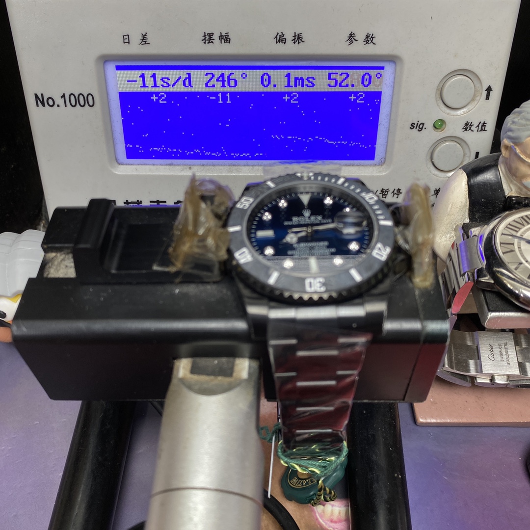 Rolex Submariner series BLAKEN MODIFY All carbon fiber CASE with 3135 blue spring mechanical movement 40MM SIZE