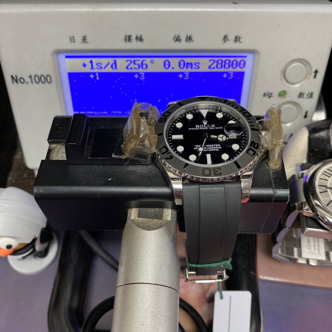 Rolex Yacht-Master Series m226659-0002, Platinum with Black Dial Black Ceramic Bezel, 42mm Size.