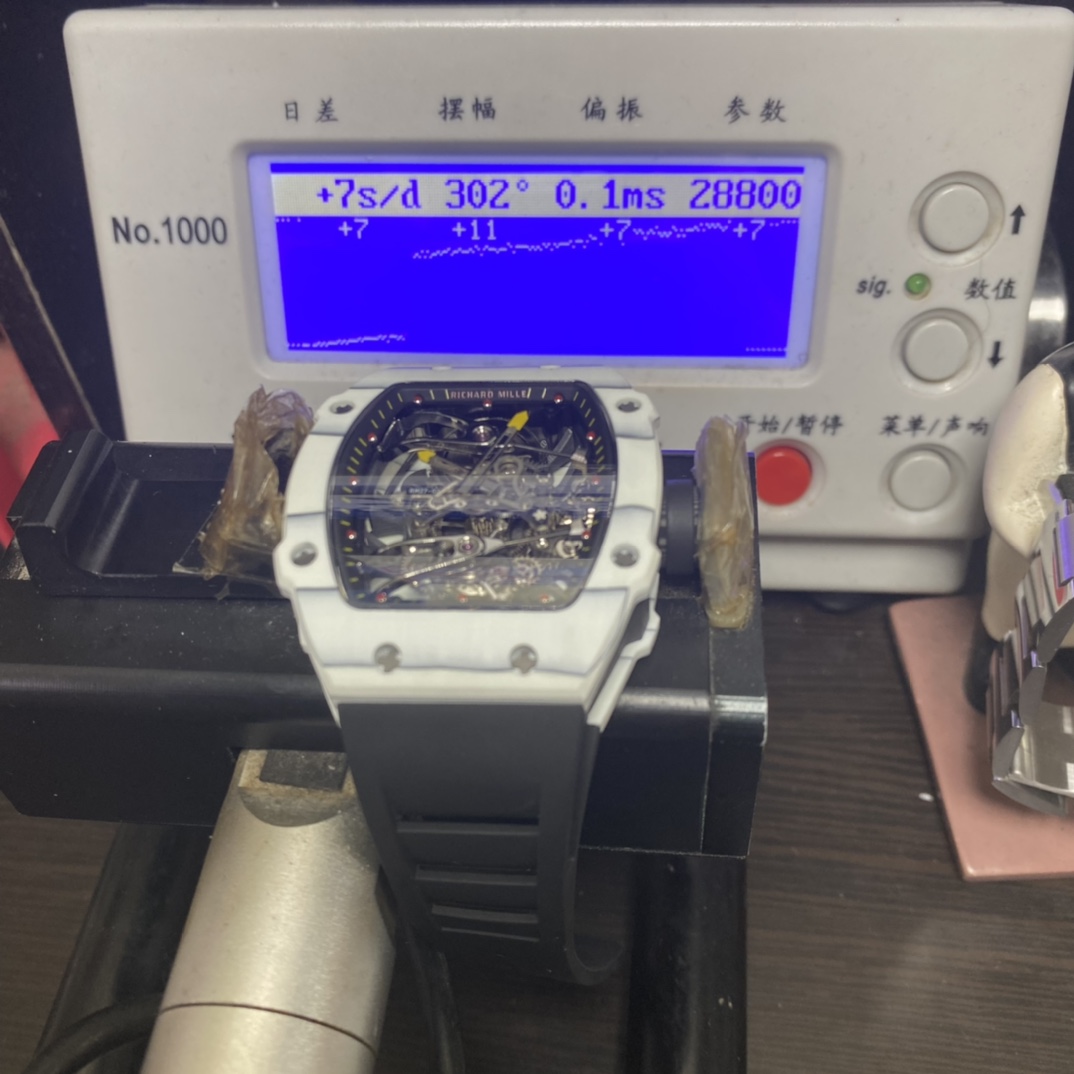 Richard Mille Men's Collection series RM27-02, Sapphire Crystal Nylon Strap and Titanium Buckle, 47.77×39.7 size.