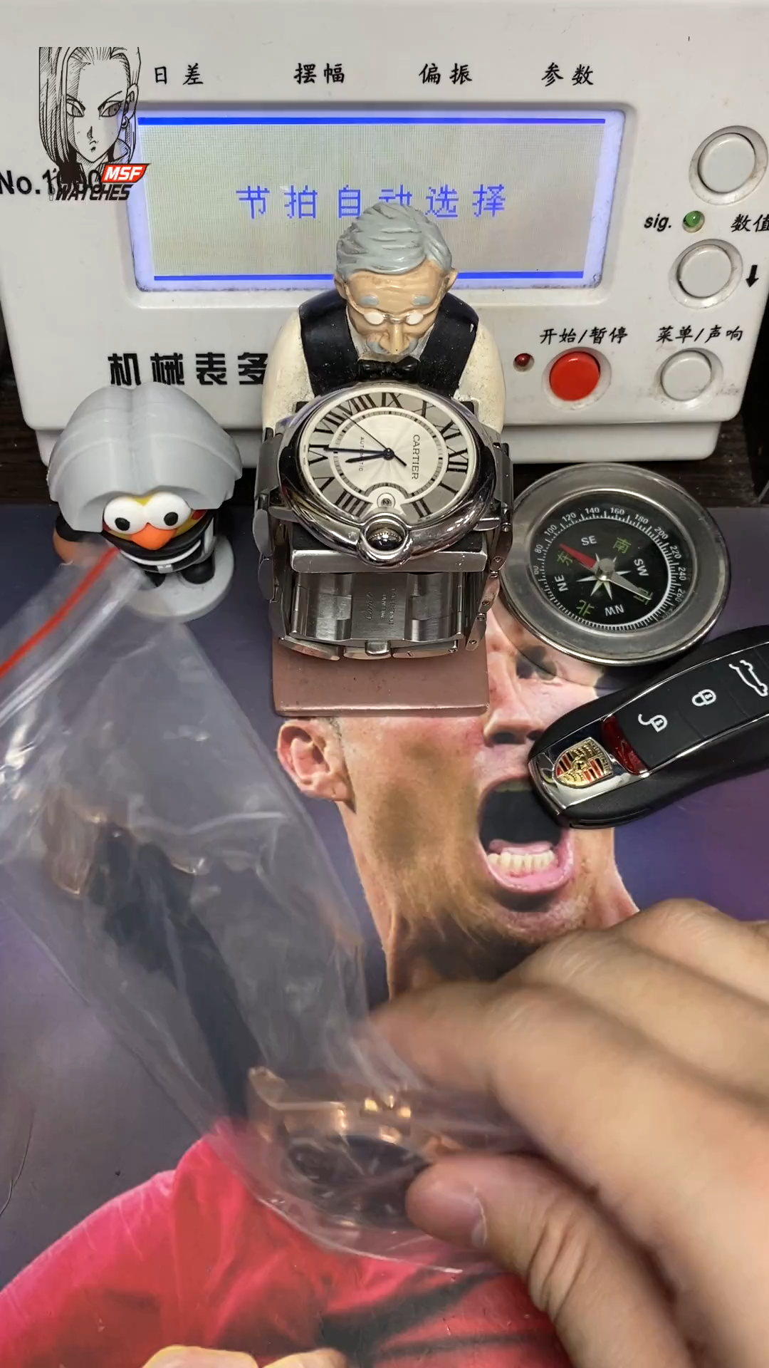 Vacheron Constantin Overseas Collection series 47040, 18K ROSE GOLD CASE GOLD GREY Dial Rubber Strap, 41mm Size.