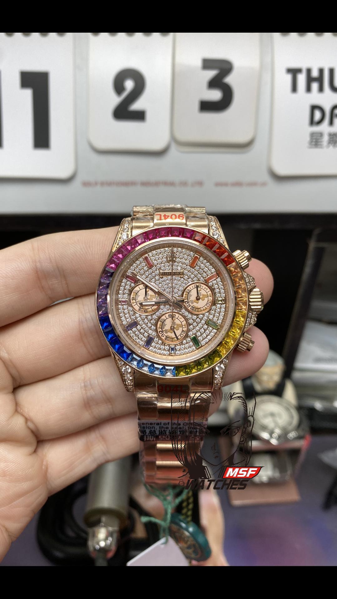 ROLEX DAYTONA RAINBOW ALL DIAMOND