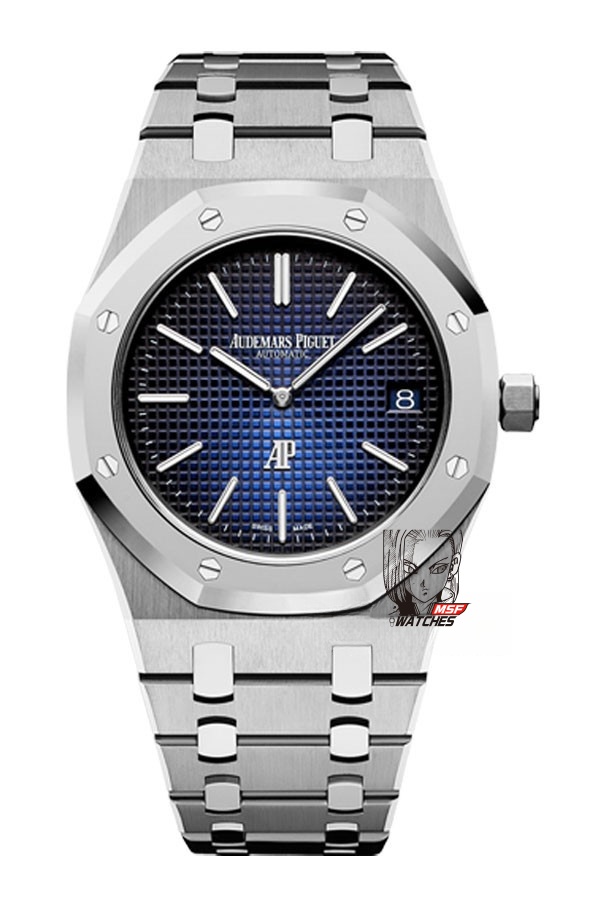 Audemars Piguet Royal Oak Offshore Series15202IP.OO.1240IP.01, Smoked Blue Dial, 39mm Size.