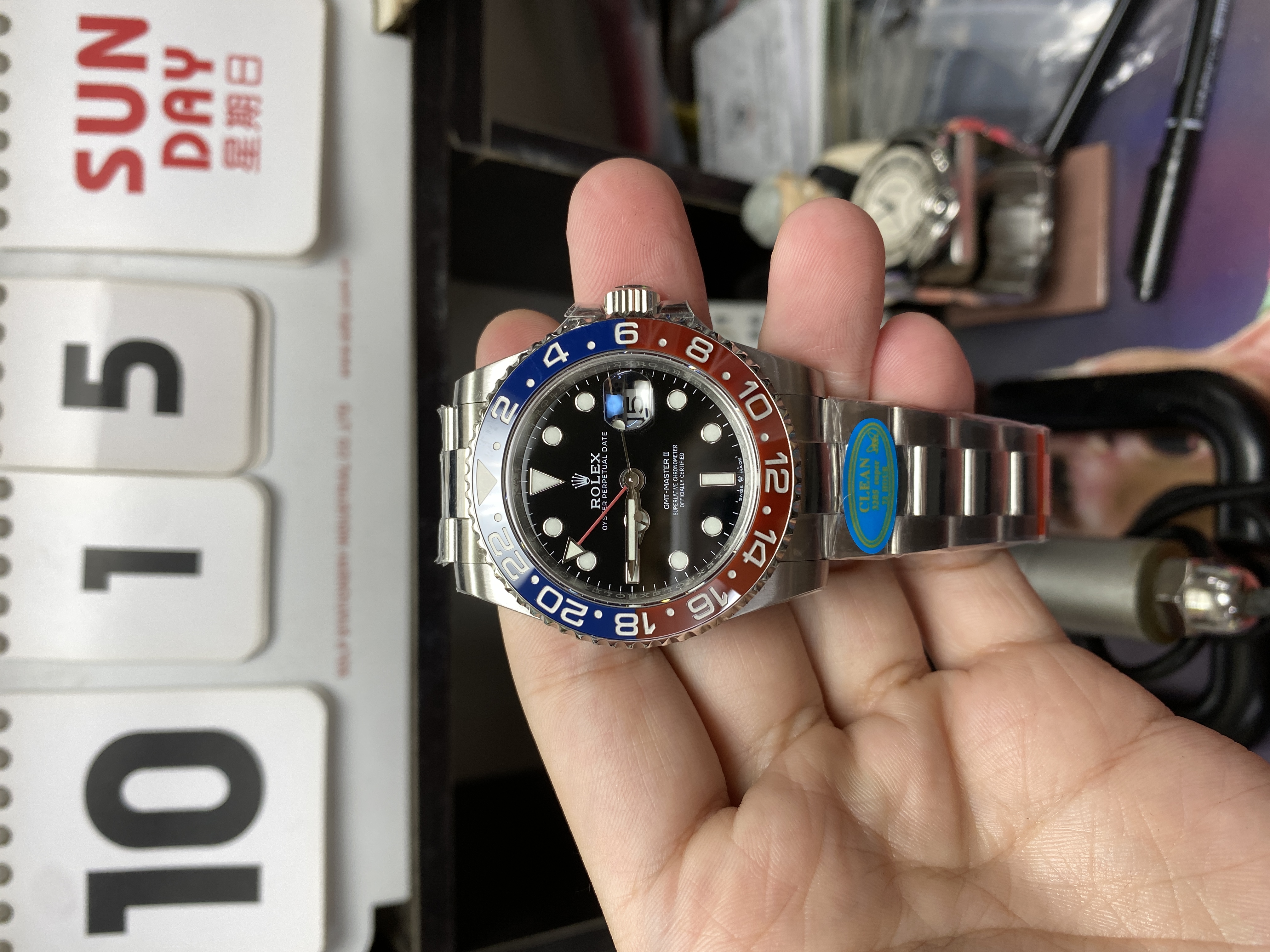 Rolex GMT-Master II Series Watch model M126710BLRO-0002 40mm