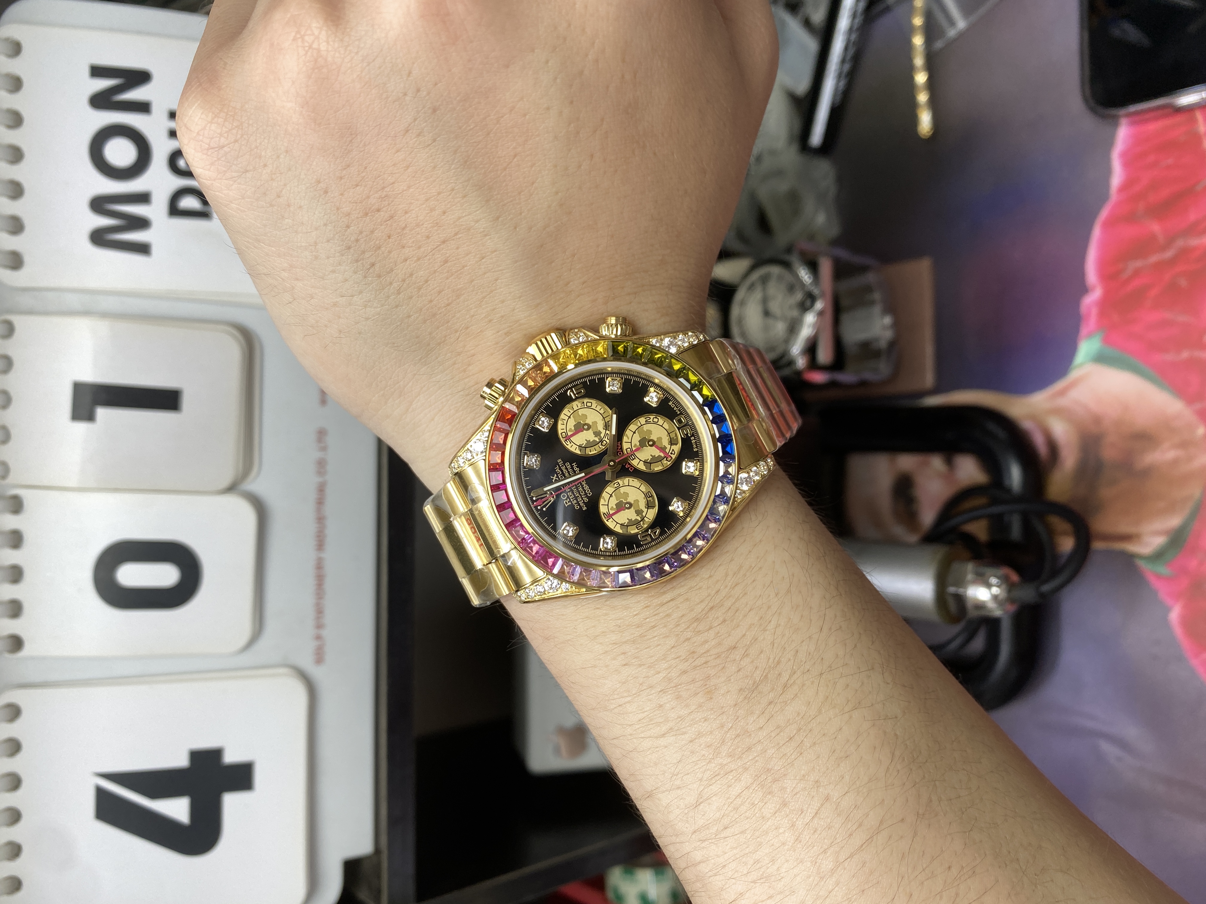 Rolex Cosmograph Daytona series Watch Model 116598 RBOW 40mm