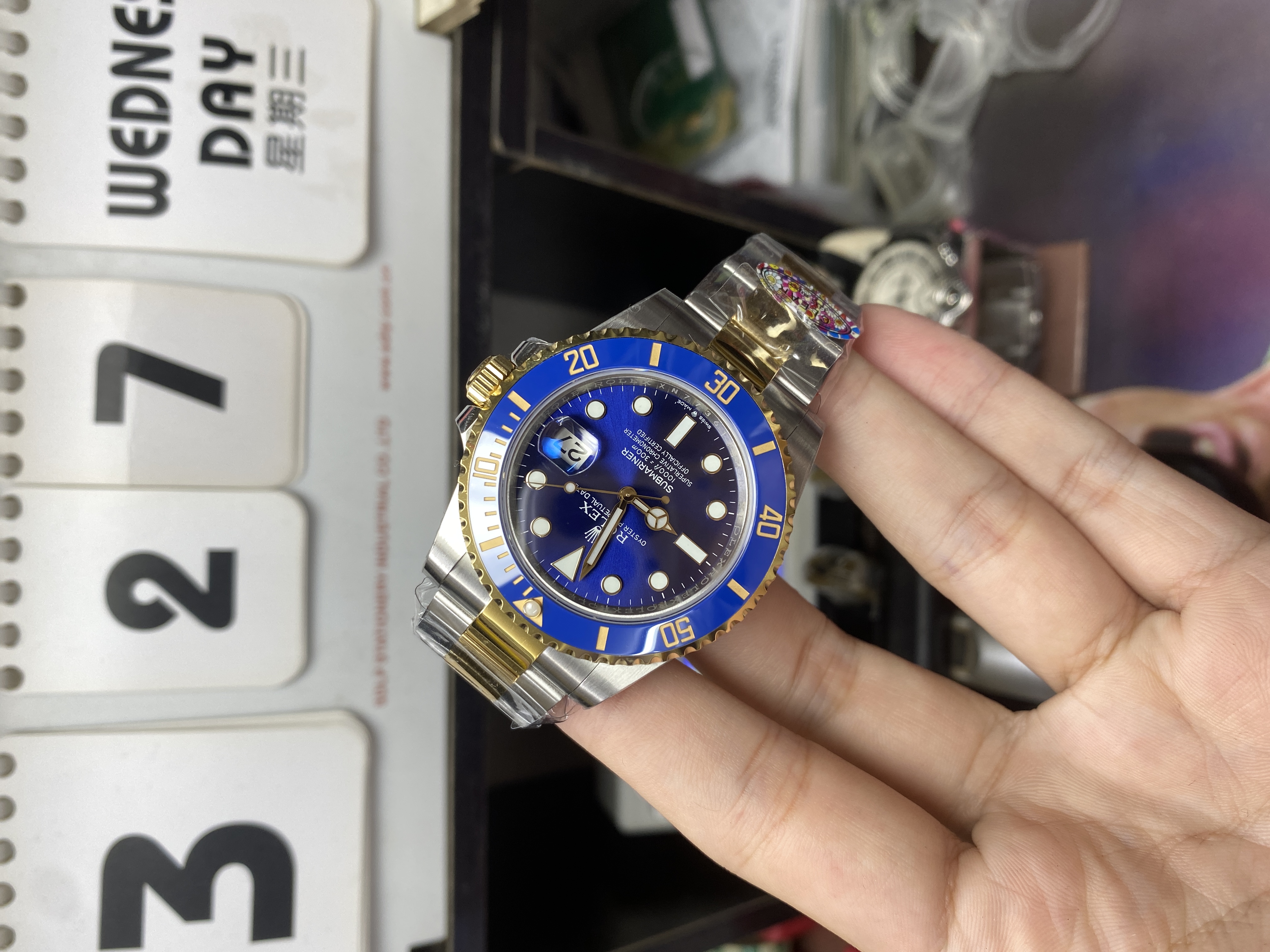 Rolex Submariner Series Watch Model m126613lb-0002 41mm